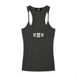 Basics,Casual,Street,Streetwear,Racerback,Tank,Ribbed,Summer,Sport,Women